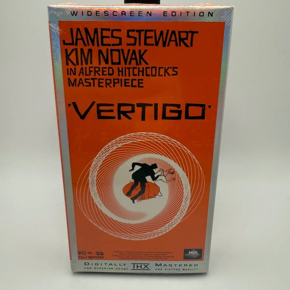 Alfred Hitchcock Vertigo Widescreen Edition‎ VHS Fully Restored Digitally